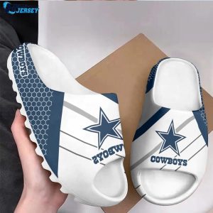 Dallas Cowboys Yeezy Slippers Nfl Gear Collection Footwear