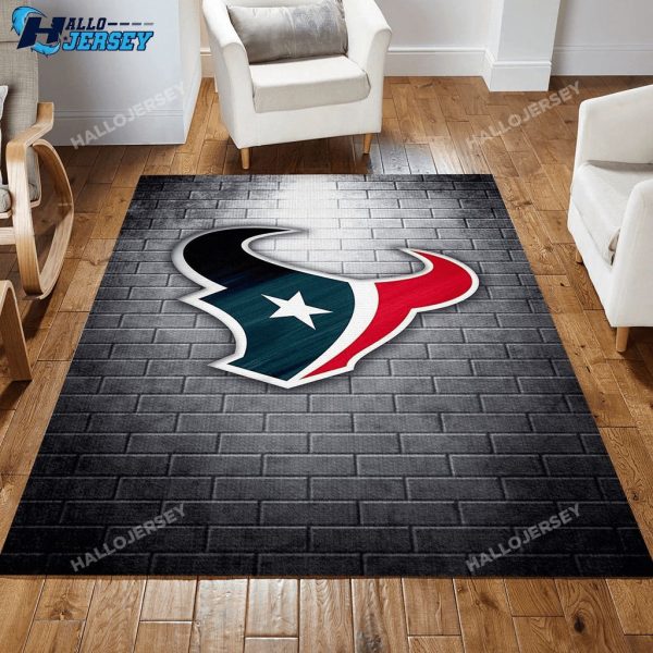 Houston Texans Area Bedroom Christmas Gift Rug