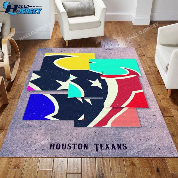 Houston Texans Area Living Room Family Gift US Decor Rug