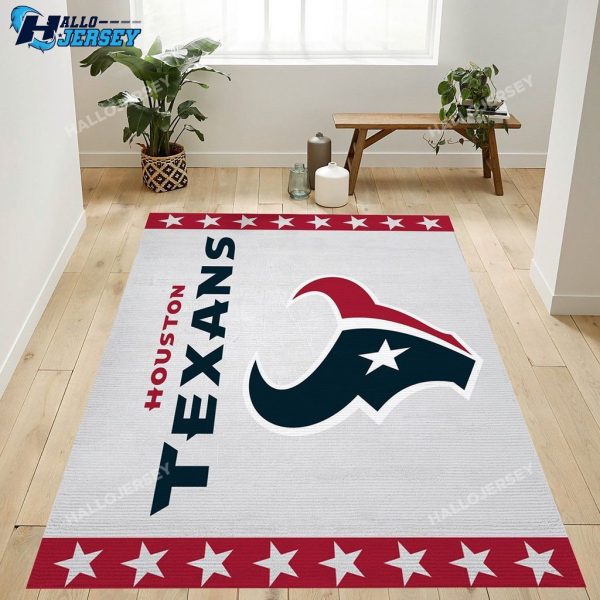 Houston Texans Banner Logo Area Rug