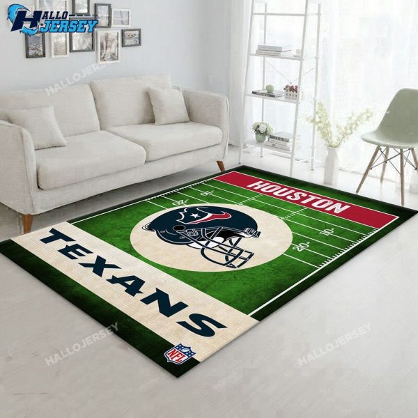 Houston Texans Bedroom Home Decor Floor Rug