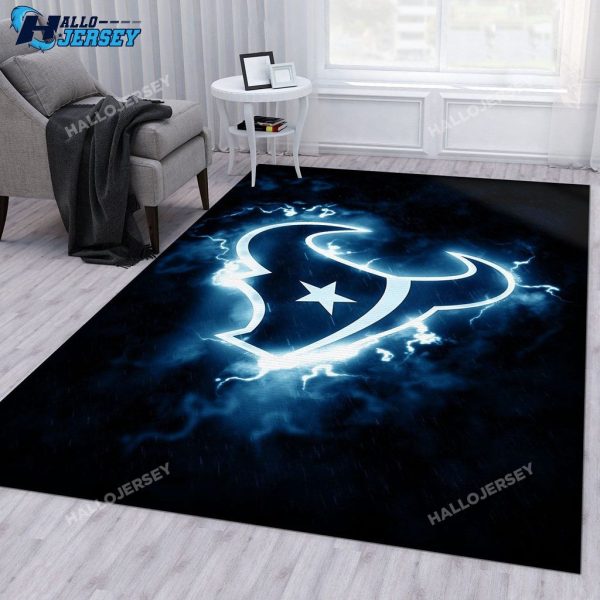 Houston Texans Decor Area For Bedroom Rug