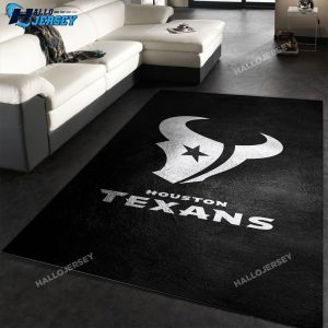 Houston Texans Silver And Rectangle Rug