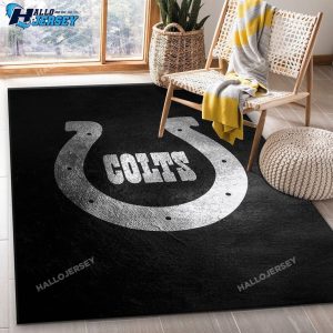 Indiana Colts Silver Area Kitchen Rug