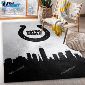 Indiana Colts Skylin Area Rug For Living Room Bedroom