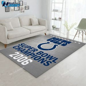 Indianapolis Colts 2006 Area Bedroom Rug