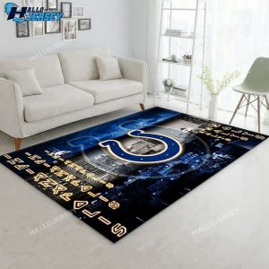 Indianapolis Colts Area Home Decor Floor Rug