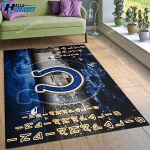 Indianapolis Colts Area Home Decor Floor Rug