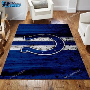 Indianapolis Colts Area Rug Football Floor Decor Rug