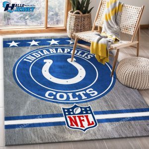 Indianapolis Colts Football Team Area For Gift Bedroom Rug