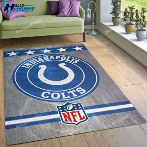 Indianapolis Colts Football Team Area For Gift Bedroom Rug