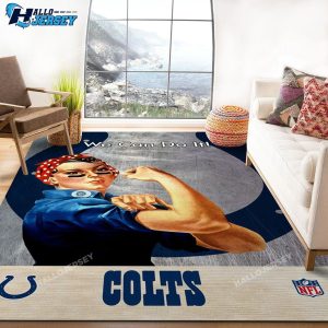 Indianapolis Colts Logo Family Gift US Decor Rug