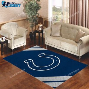 Indianapolis Colts Rectangle Decor Area For Living Room Rug