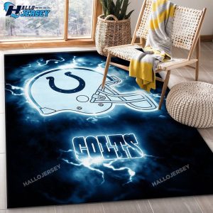 Indianapolis Colts Rectangle Home Carpet Flooring Rug