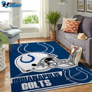 Indianapolis Colts Helmet Nice Gift Home Decor Area Rug