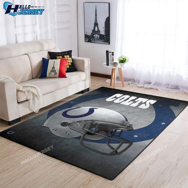 Indianapolis Colts Team Logo Helmet Rug