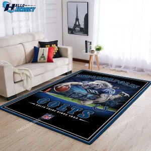 Indianapolis Colts Team Pride Nice Gift Home Decor Rectangle Area Rug