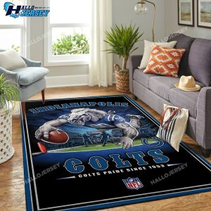 Indianapolis Colts Team Pride Nice Gift Home Decor Rectangle Area Rug