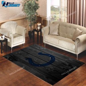 Indy Colts Wood Rectangle Decor Area Rug