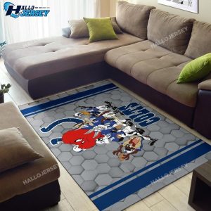 Looney Tunes Colts Football Carpet Fan Gift Rug