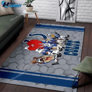 Looney Tunes Colts Football Carpet Fan Gift Rug