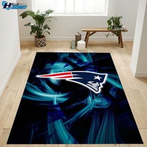 New England Patriots Team Logo Living Room Rug