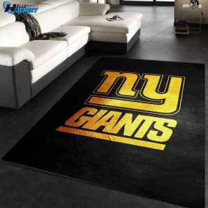 New York Giants Team Logos Us Gift Decor Area Rug