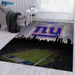 New York Giants Us Gift Decor Rectangle Area Living Room, Bedroom, Kitchen Rug
