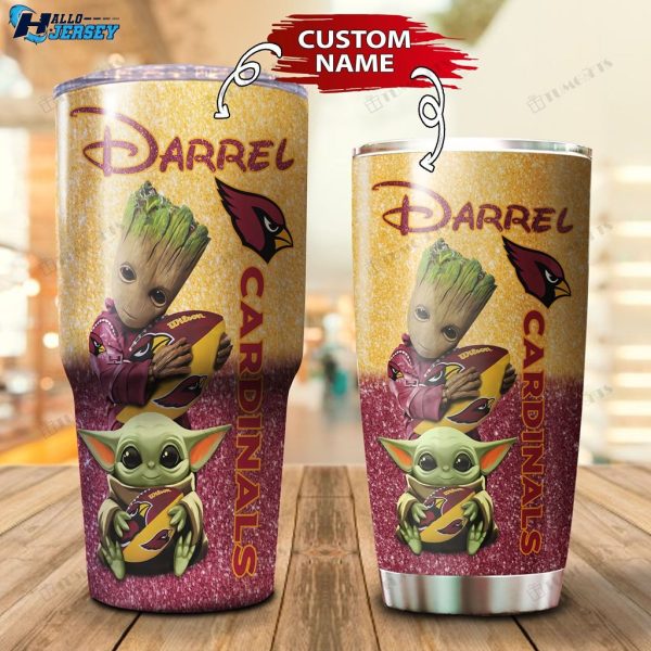 Personalized Arizona Cardinals Custom Stainless Steel Tumbler