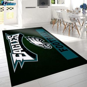 Philadelphia Eagles Banner Team Logo Home Decor Floor Rug