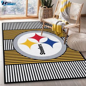 Pittsburgh Steelers Area Rug For Christmas Gift US Decor