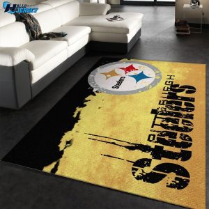 Pittsburgh Steelers Kitchen, Living Room, Bedroom Area Rug