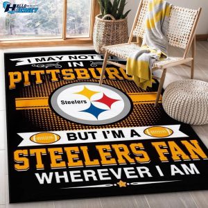 Pittsburgh Steelers Local Brands Floor Decor Indoor Outdoor Rug