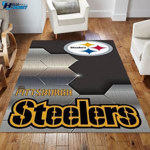 Pittsburgh Steelers Rug For Bedroom Home US Decor