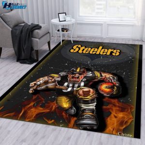 Pittsburgh Steelers Rug For Living Room