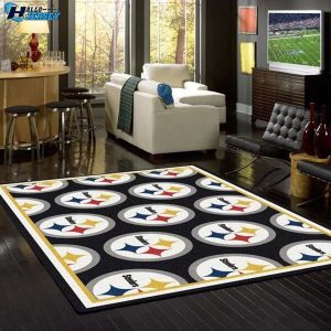 Pittsburgh Steelers Living Room, Bedroom, Kitchen Rug