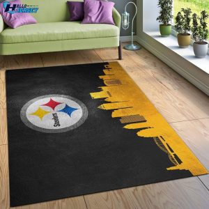 Pittsburgh Steelers Rug For Living Room, Kitchen