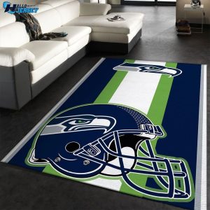 Seattle Seahawks Football Floor Decor Area Rug