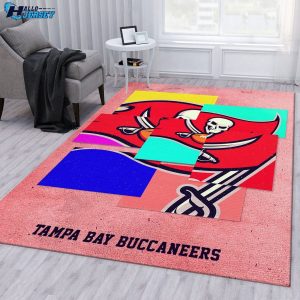 Tampa Bay Buccaneers Rectangle For Living Room, Bedroom, Kitchen Rug