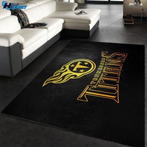 Tennessee Titans Logo Team Kitchen Area Rug For Christmas
