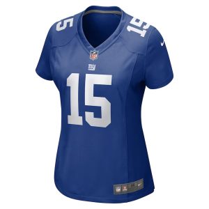 Womens New York Giants Tommy Cutlets Jersey Player Game Royal