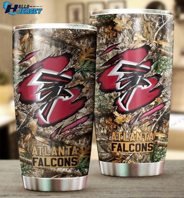 Atlanta Falcons Hunting Stainless Steel Tumbler