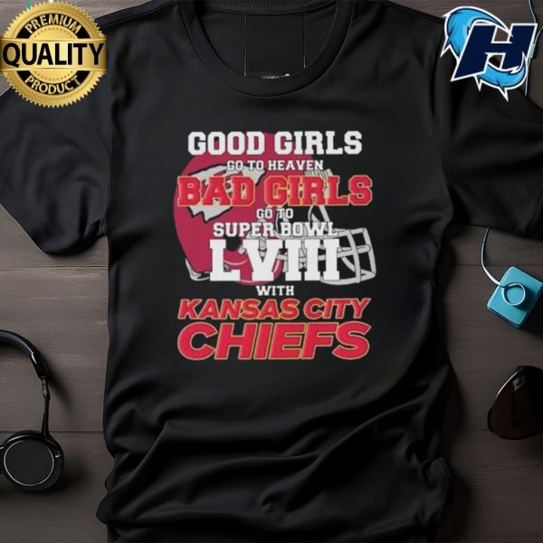 Bad Girls Go To Super Bowl LVIII With Kansas City Chiefs Shirt