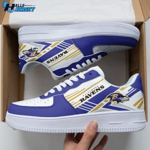 Baltimore Ravens Air Force 1 Nfl Shoes 1