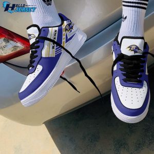 Baltimore Ravens Air Force 1 Nfl Shoes 4