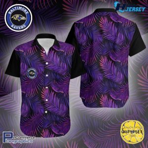 Baltimore Ravens Aloha Hawaiian Shorts Beach Shirt