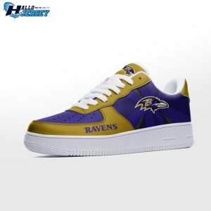 Baltimore Ravens Custom Air Force 1 Sneakers 2
