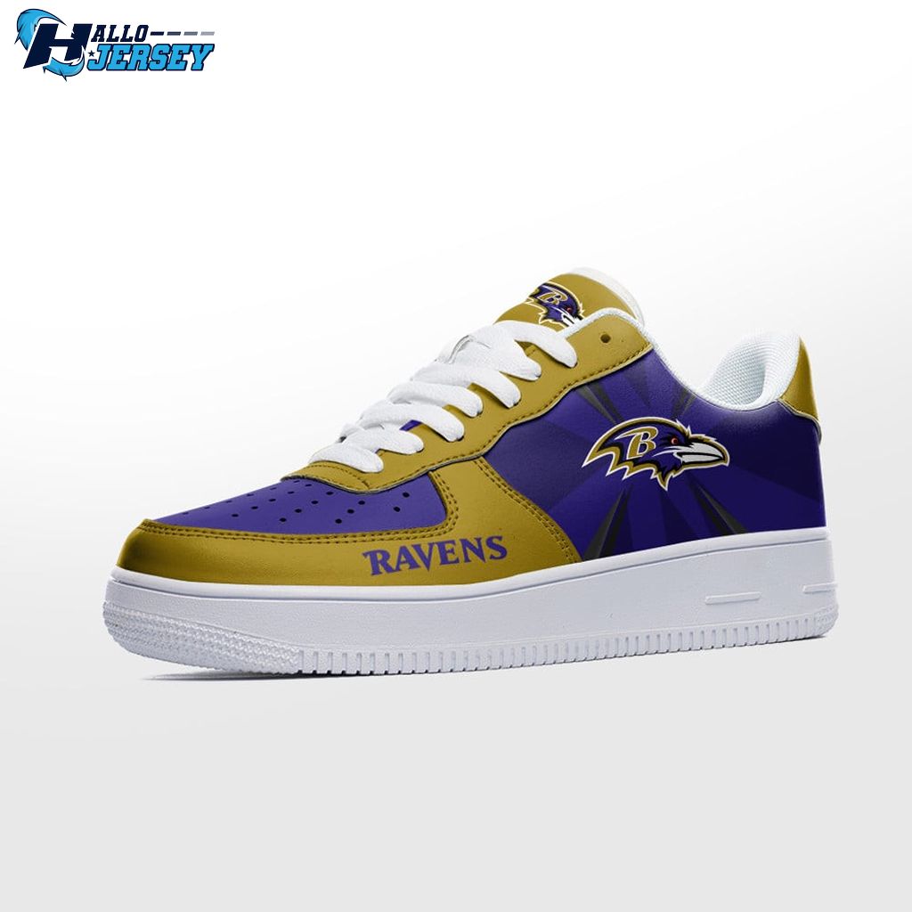 Baltimore Ravens Custom Air Force 1 Sneakers