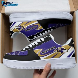 Baltimore Ravens Custom Footwear Air Jordan 1 Nfl Sneakers 2