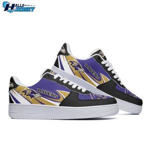 Baltimore Ravens Custom Footwear Air Jordan 1 Nfl Sneakers 3